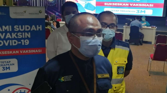 Kepala Kantor Kesehatan Pelabuhan Kelas I Bandara Soekarno-Hatta, dr Darmawali