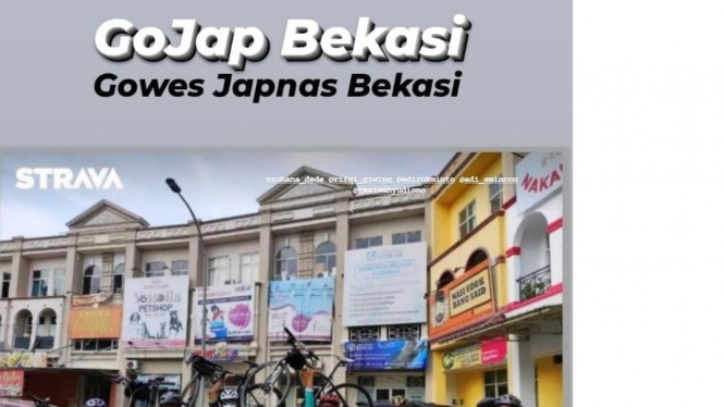 Gowes Japnas Bekasi, Kulineran ke Siomay Mang Dede.