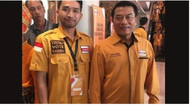 Foto Moeldoko sata masih jadi kader Hanura