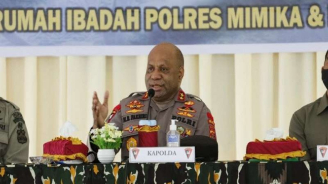 Kapolda Papua Irjen Pol Mathius D Fakhiri