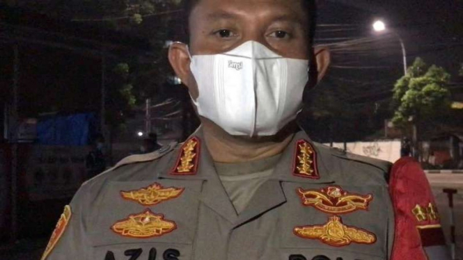 Kapolres Jakarta Selatan  Kombes Pol Azis Adriansyah