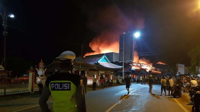 Kebakaran di Mempawah, Kalimantan Barat