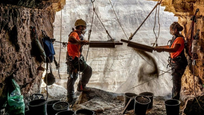 Gua Horor atau Cave of Horror di Israel.