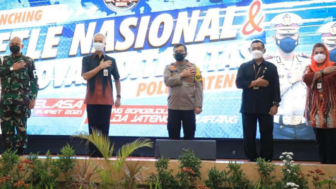 Launching ETLE Nasional di Mapolda Jawa Tengah