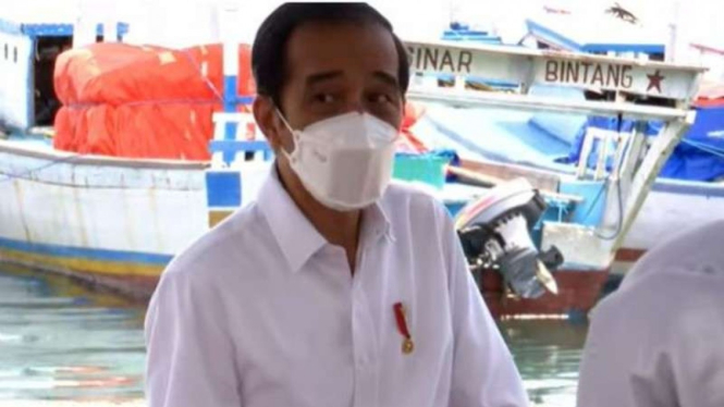 Presiden Jokowi saat kunjungan kerja ke Maluku