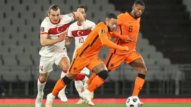 Pertandingan Turki vs Belanda di Kualifikasi Piala Dunia 2022 Zona Eropa
