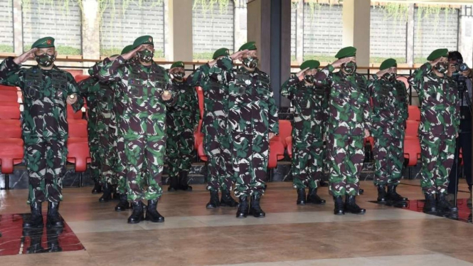 VIVA Militer: 16 Pati TNI AD naik pangkat satu tingkat lebih tinggi