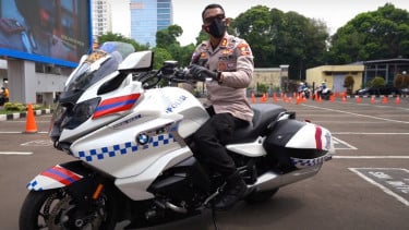 Motor BMW K 1600 B Bagger milik Korlantas Polri