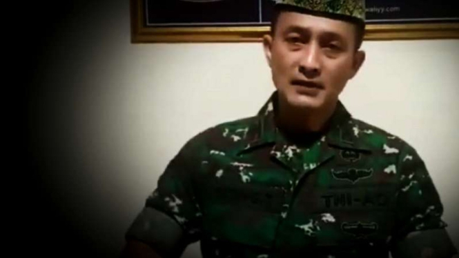 VIVA Militer: Kapten TNI Tatang Taryono.