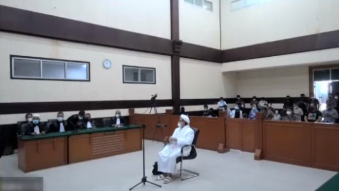 Sidang Habib RIzieq di Pengadilan Negeri Jakarta Timur