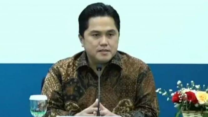 Menteri BUMN Erick Thohir.