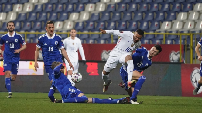 Pertandingan Timnas Prancis melawan Timnas Bosnia Herzegovina