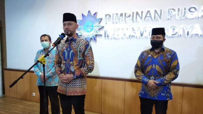 Ketum Partai Demokrat, Agus Harimurti Yudhoyono (AHY) silaturahmi dengan Ketum PP Muhammadiyah Haedar Nashir di Yogyakarta