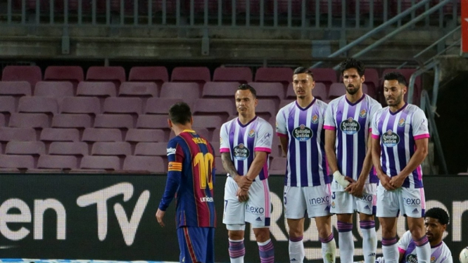 Pertandingan Barcelona vs Real Valladolid dalam lanjutan LaLiga