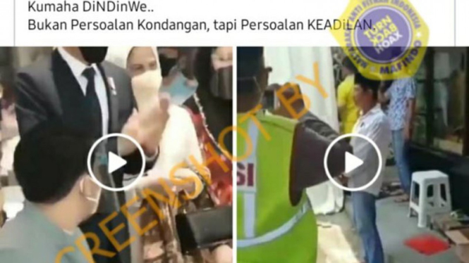 Unggahan akun Facebook presiden hadiri pesta artis, hajatan warga digusur.