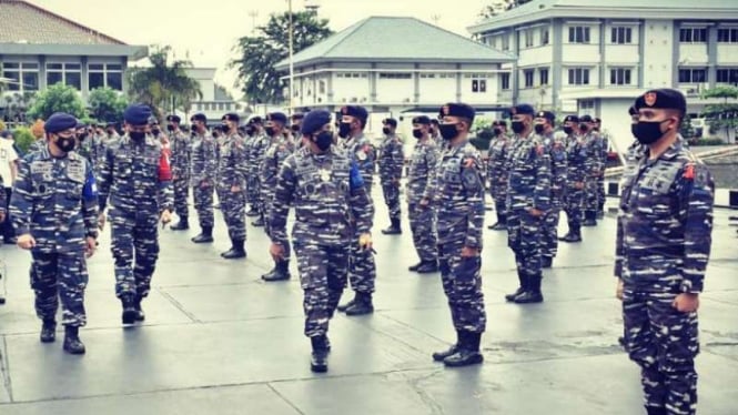 VIVA Militer: Panglima Kolinlamil mengecek kesiapan pasukan TNI AL