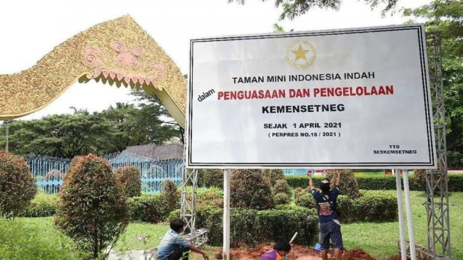 Kemensetneg ambil alih pengelolaan TMII.