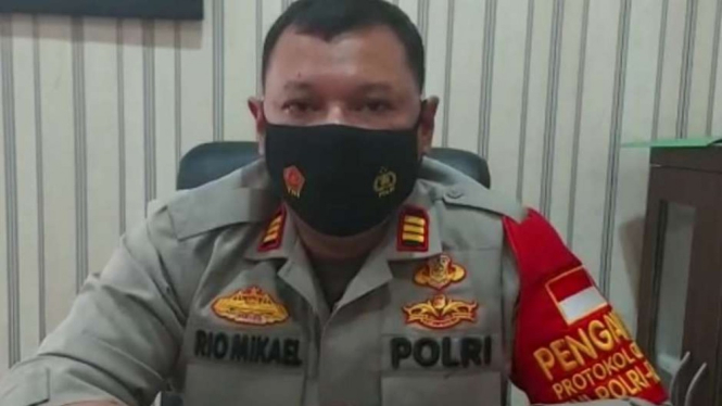Kapolsek Sawangan Ajun Komisaris Polisi Rio Mikael Tobing.