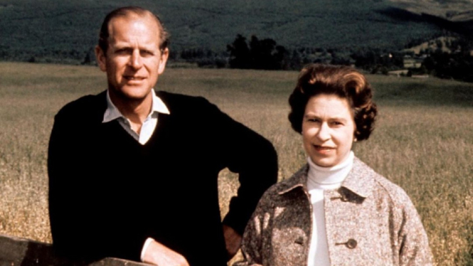 Pangeran Philip dan Ratu Elizabeth II.