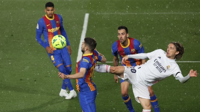 Pertandingan El Clasico antara Real Madrid vs Barcelona