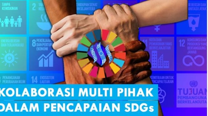 Ilustrasi Kolaborasi Multi Pihak Untuk Pencapaian SDGs (Sumber Gambar Pixabay yang telah diedit) 