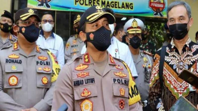 Kepala Kepolisian Daerah Jawa Tengah Komisaris Jenderal Polisi Ahmad Luthfi.