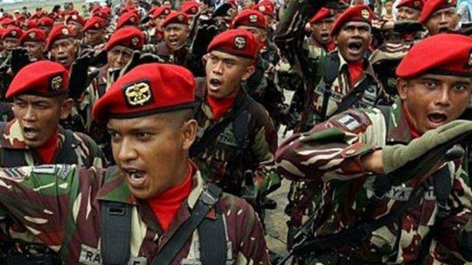 VIVA Militer: Anggota Komando Pasukan Khusus (Kopassus) TNI Angkatan Darat