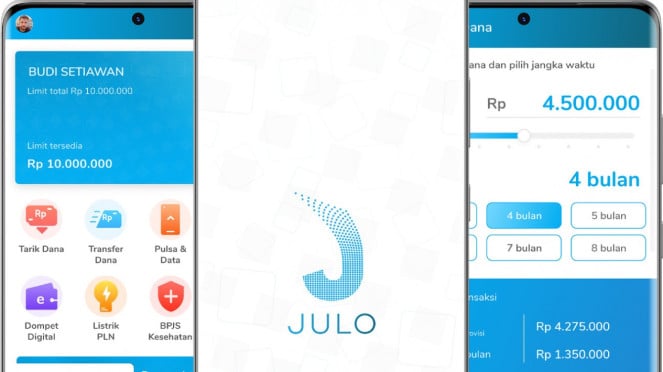 Aplikasi finetch Julo