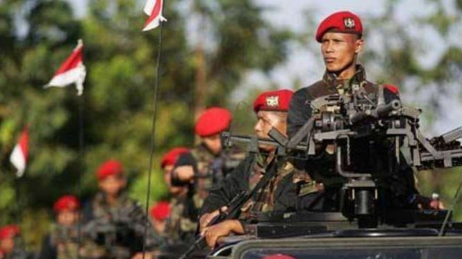 VIVA Militer: Anggota Komando Pasukan Khusus (Kopassus) TNI Angkatan Darat