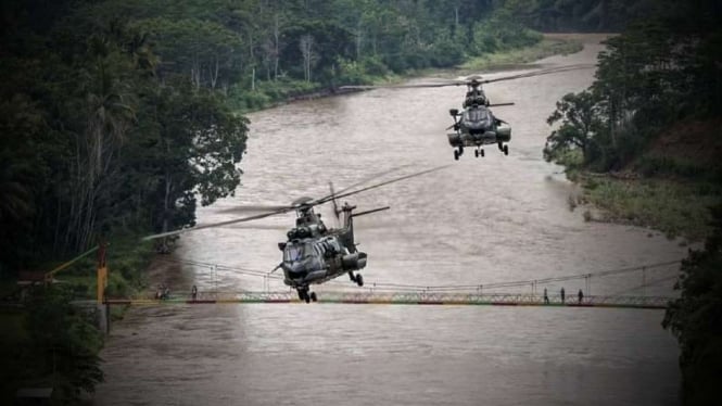 VIVA Militer: Helikopter Caracal TNI AU.