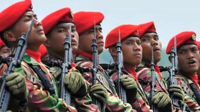 VIVA Militer: Anggota Komando Pasukan Khusus (Kopassus) TNI Angkatan Darat