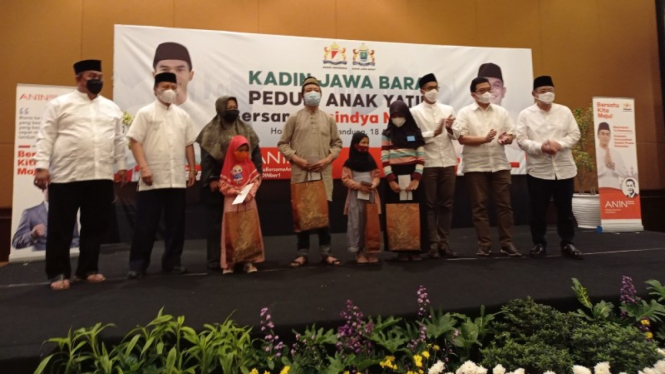  Anindya Bakrie Beri Santunan dan Buka Bersama Dengan Anak Yatim Piatu.