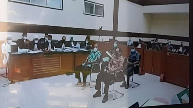 Kepala Satpol PP Kabupaten Bogor beserta jajaran bersaksi di sidang Habib Rizieq