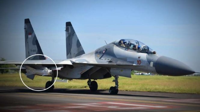 VIVA Militer: Rudal Rusia di sayap Sukhoi TNI.