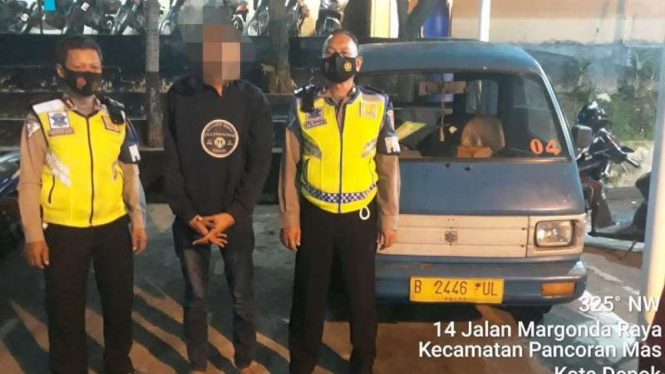 Sopir angkot ugal-ugalan di Depok ditangkap polisi