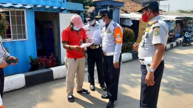 Pengetatan mudik di Terminal Lebak Bulus Jakarta Selatan