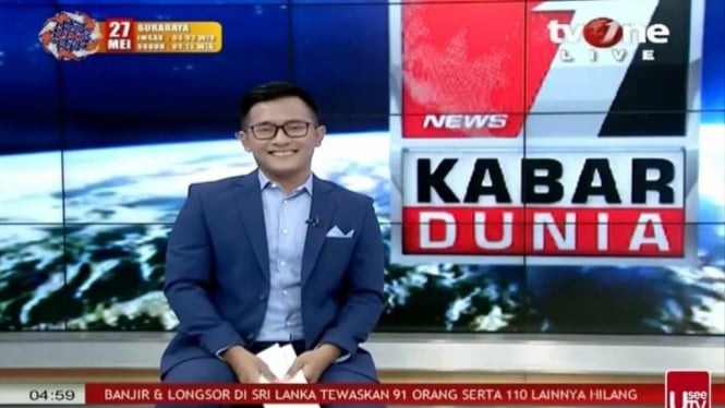 Presenter tvOne Yudi Handoyo (Foto/Dok/Pribadi)