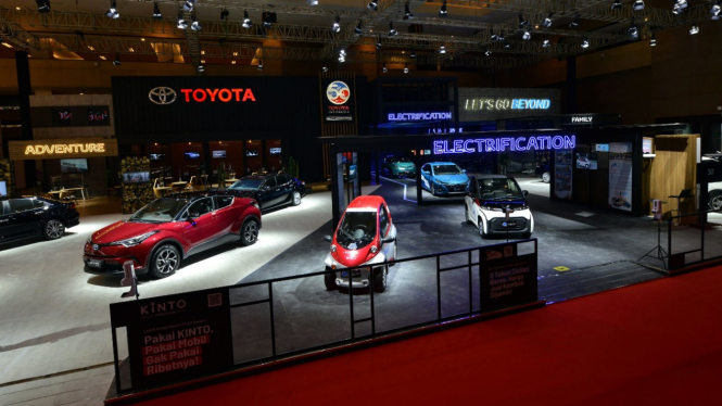 Booth Toyota di IIMS 2021