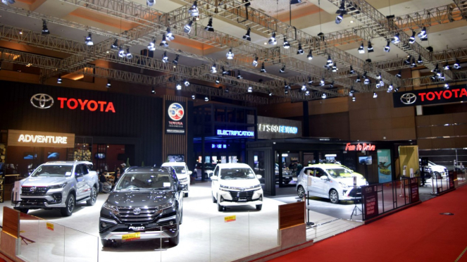 Booth Toyota di IIMS 2021