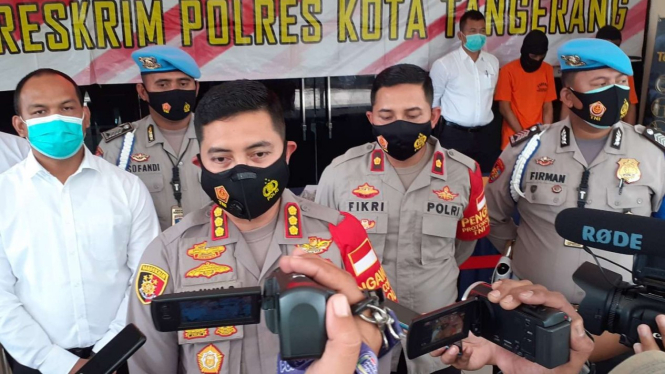 Kapolres Kota Tangerang Komisaris Besar Polisi Wahyu Sri Bintoro.