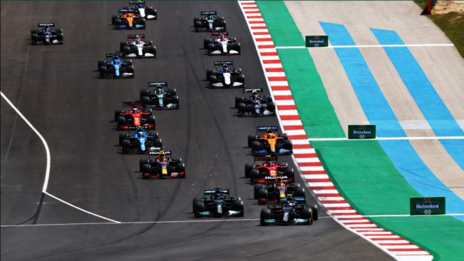 Balapan Formula 1 GP Portugal 2021.