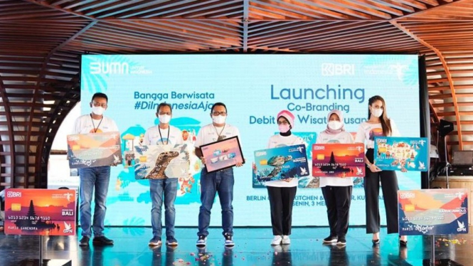 Launching Co-branding debit BRI Wisata Nusantara