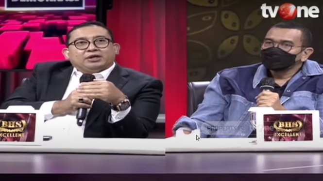 Debat Fadli Zon dengan Arya Sinulingga dalam acara Dua Sisi tvOne