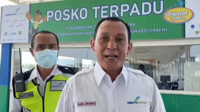 General Manager PT Angkasa Pura I Kantor Cabang Bandara Internasional Jenderal Ahmad Yani Semarang Hardi Ariyanto.