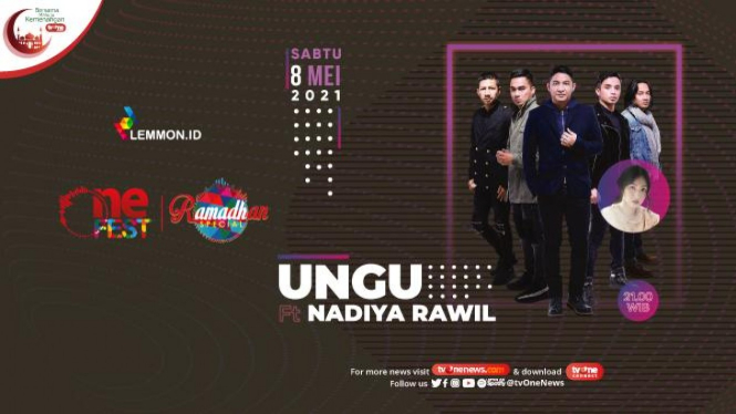 Grup band ungu tampil di One Fest.