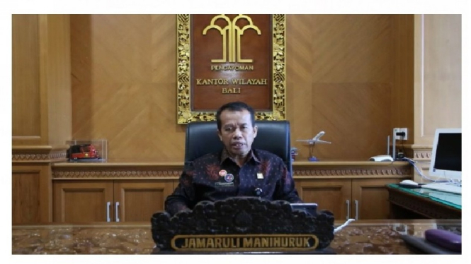 Kepala Kantor Wilayah Kemenkumham Bali Jamaruli Manihuruk