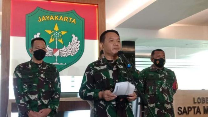 Pangdam Jaya Mayjen Dudung Abdurrachman di Makodam Jaya