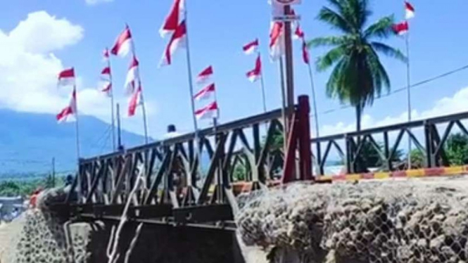 VIVA Militer: TNI AD resmikan jembatan Wira Mandala Zeni AD di Flores Timur, NTT