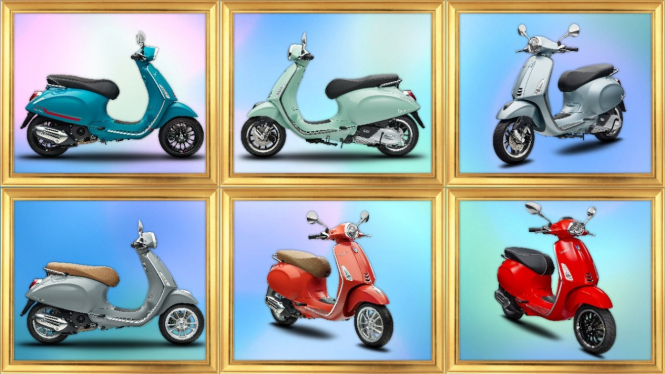 Warna baru Vespa Primavera dan Sprint di Indonesia