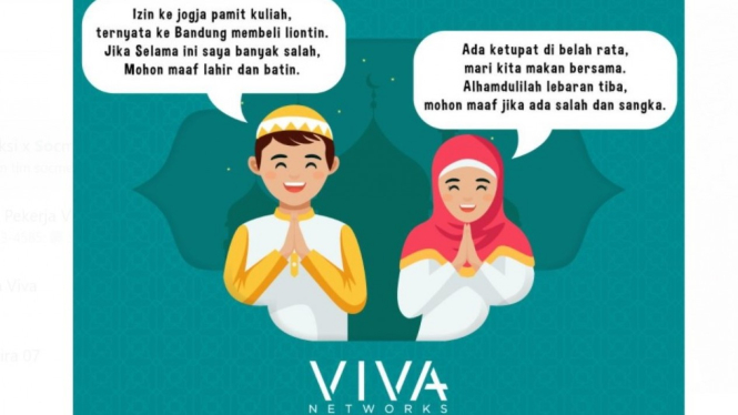 10 Ide Ucapan Lebaran Unik Mulai dari Bahasa Inggris ...